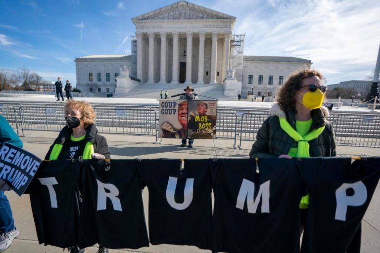 La Corte Suprema ve con recelo vetar a Trump de las elecciones: es improbable que lo inhabiliten