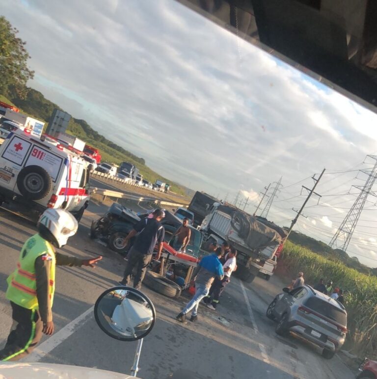 Se registra accidente de tránsito en el Cruce de la Jagua