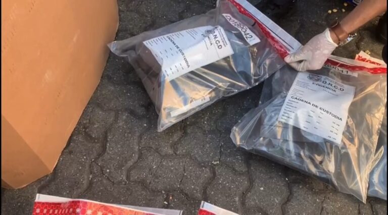 Decomisan 19 paquetes de marihuana en el puerto Haina Oriental