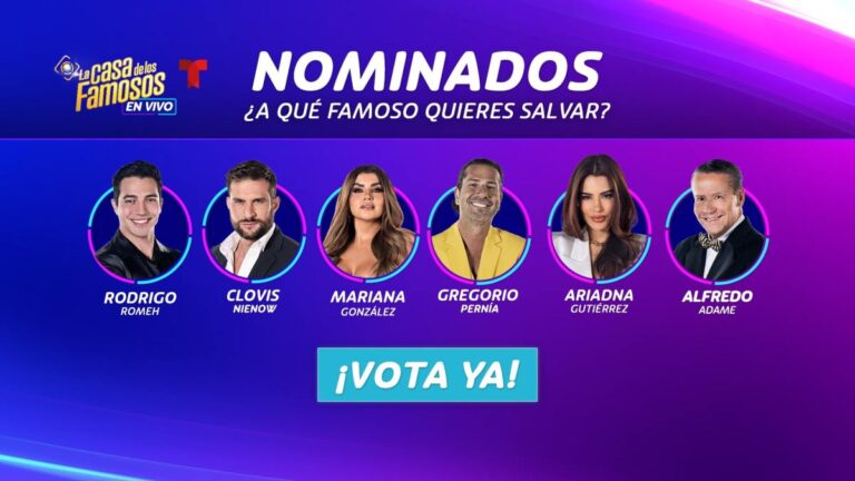 Así van las votaciones para la cuarta gala de eliminación en La Casa de los Famosos 4