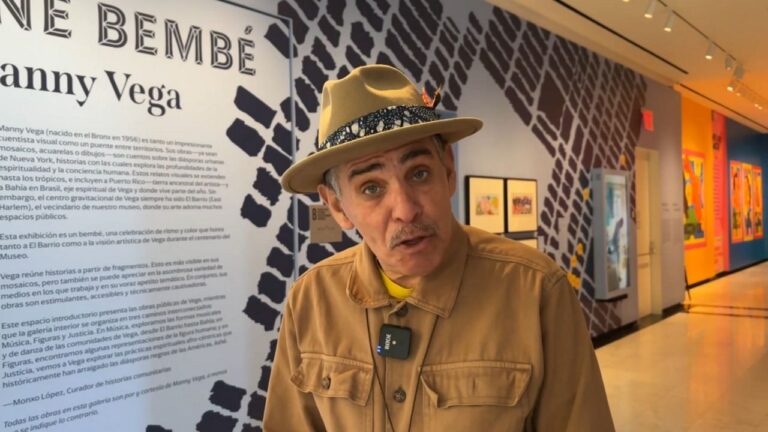 Manny Vega, primer artista latino residencia Museo Ciudad NY