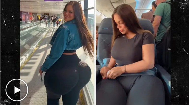 LA MODELO DE IG GRACIE BON dice necesita asientos de avión más grandes pues no cabe