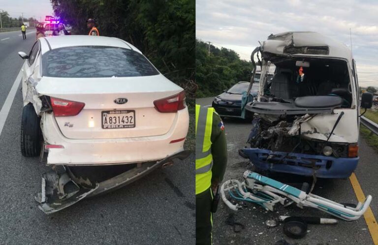 En choque en Autovía del Este