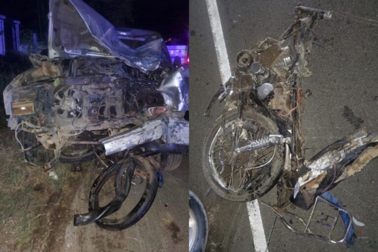 Cuatro jóvenes mueren por accidente de tránsito en Montecristi