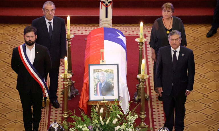 Chile da el último adiós a Piñera con funeral de Estado