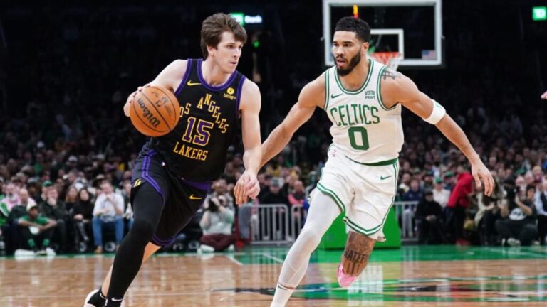 Los Lakers tumban a Boston en el TD Garden, Maxey firma 51 puntos ante los Jazz