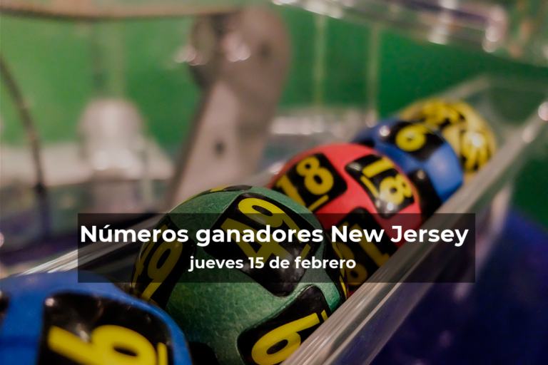 Lotería de Nueva Jersey en vivo: resultados y ganadores del jueves 15 de febrero de 2024