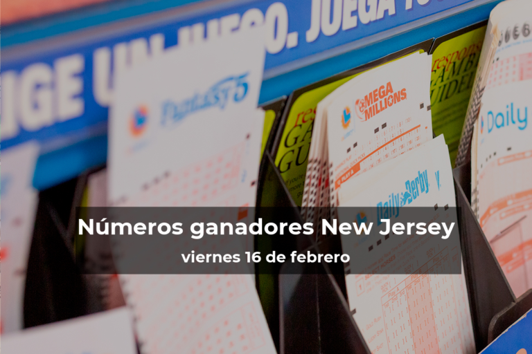 Lotería de Nueva Jersey en vivo: resultados y ganadores del viernes 16 de febrero de 2024