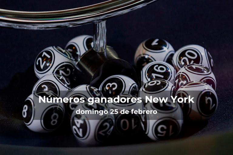 Lotería de Nueva York en vivo: resultados y ganadores del domingo 25 de febrero de 2024