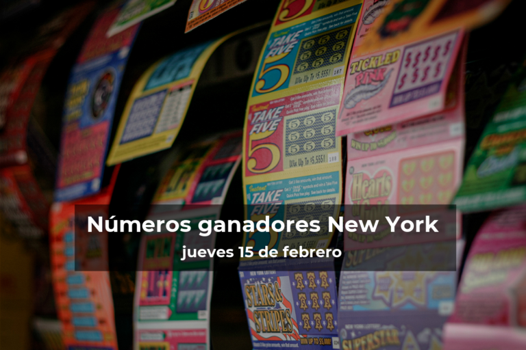 Lotería de Nueva York en vivo: resultados y ganadores del jueves 15 de febrero de 2024