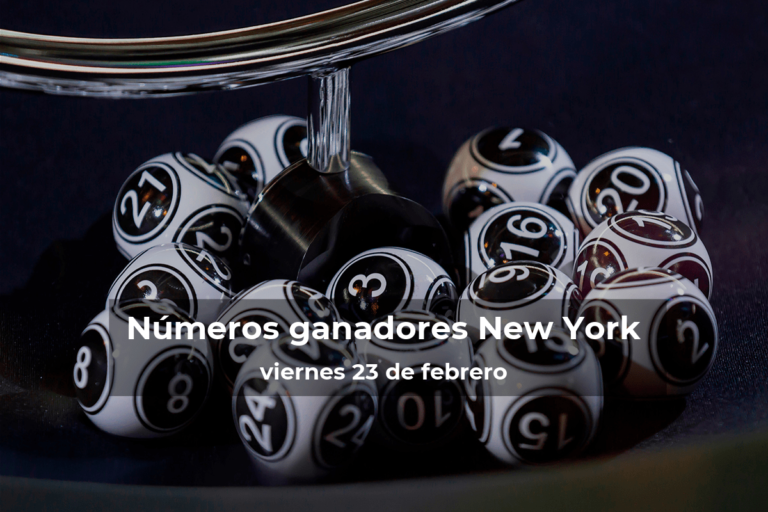 Lotería de Nueva York en vivo: resultados y ganadores del viernes 23 de febrero de 2024