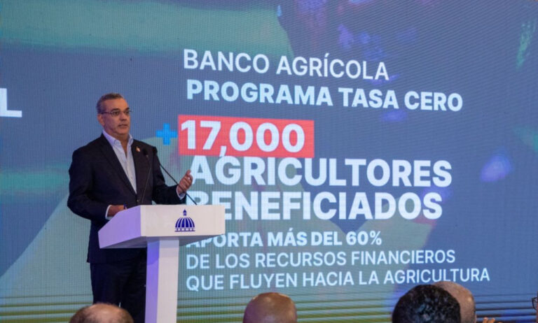 Abinader dice en RD produce 90.6 % de los alimentos que se consumen