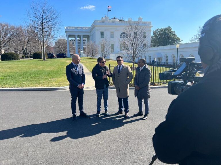 El Show del Mediodía transmitió desde la Casa Blanca