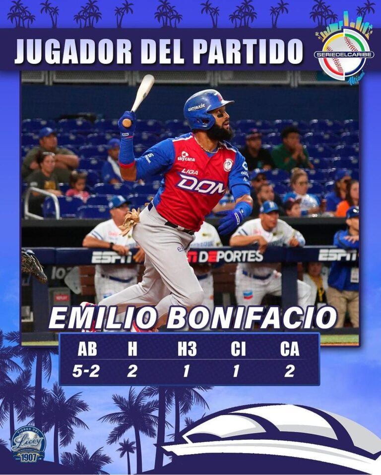 Emilio Bonifacio lleva al Licey a derrotar a los Gigantes nicaragüenses