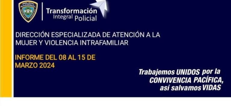 Policiales: DEAMVI fortalece respuesta ante violencia de género con asistencia integral a 688 víctimas y resolución de 248 casos. – Policía Nacional Dominicana