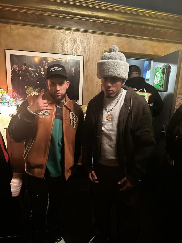 Messiah junto a Myke Towers en el evento de Rolling Stone USA