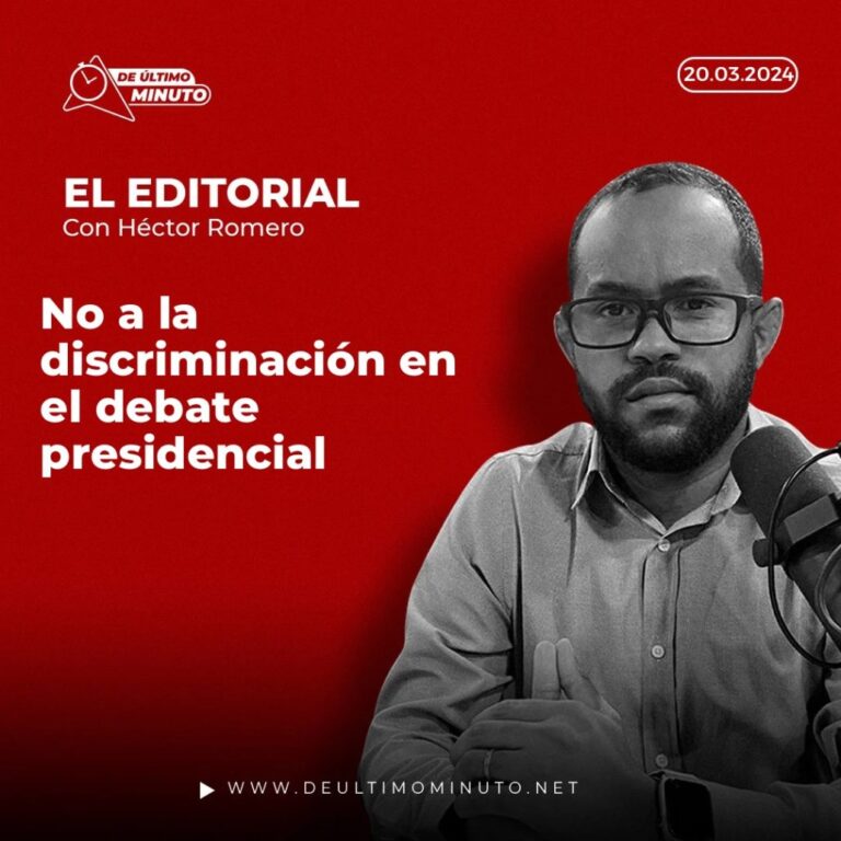 No a la discriminación en el debate presidencial #FVDigital