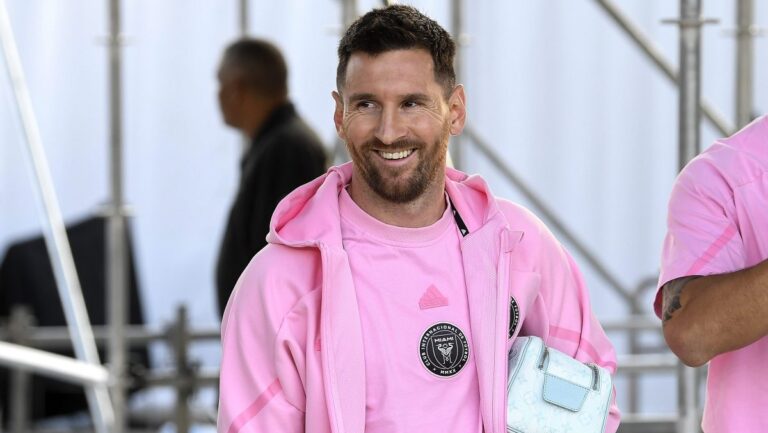 Lionel Messi recibió un regalo bastante peculiar y lo mostró en el camerino del Inter Miami #FVDigital