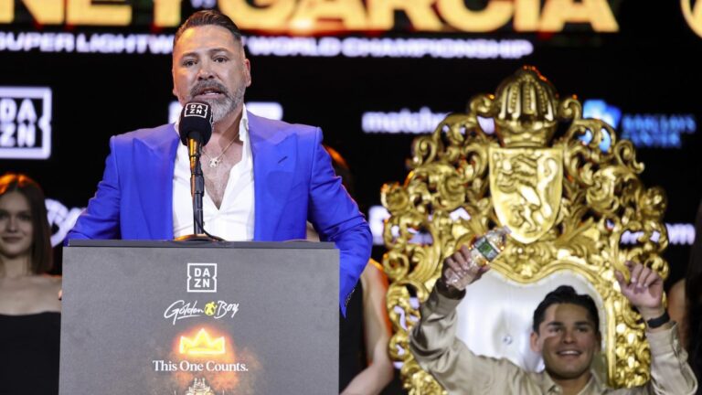 Óscar de la Hoya dice que Ryan García está troleando y asegura que estará listo para pelea con Haney #FVDigital