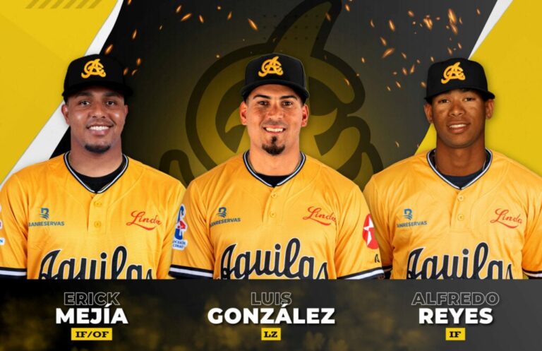 Águilas anuncian la contratación de tres agentes libres