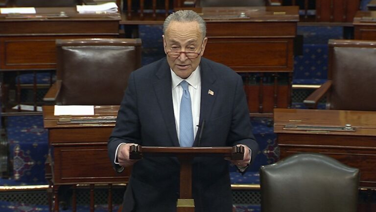 Schumer, líder demócrata Senado, pide a Netanyahu elecciones