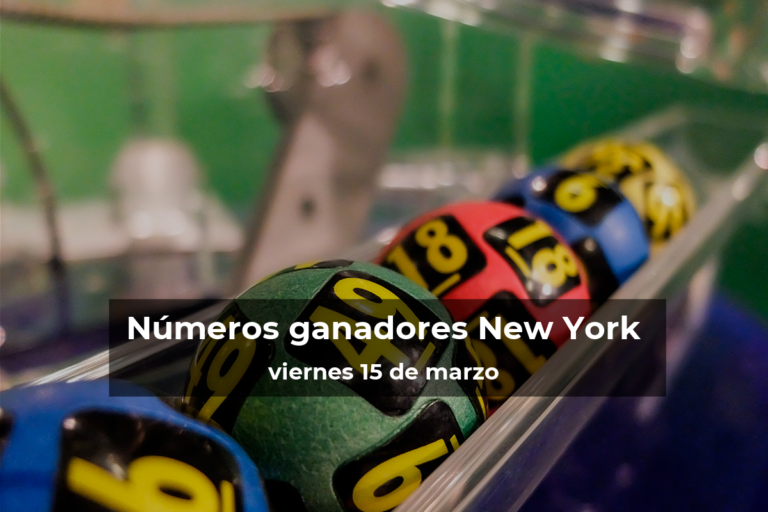 Lotería de Nueva York en vivo: resultados y ganadores del viernes 15 de marzo de 2024