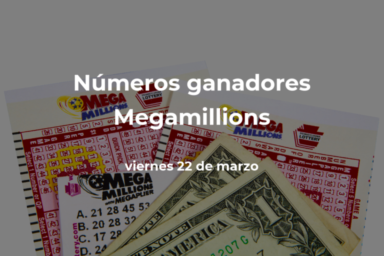 Mega Millions en vivo : resultados y números ganadores del viernes 22 de marzo de 2024 #FVDigital