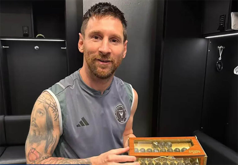 El inusual regalo que recibió Lionel Messi