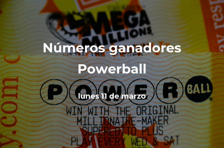 Powerball en vivo : resultados y números ganadores del lunes 11 de marzo de 2024 #FVDigital