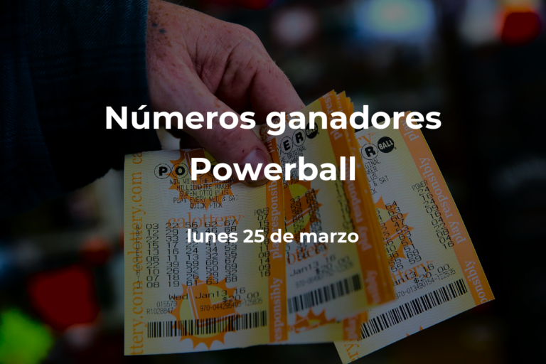 Powerball: números ganadores en vivo del sorteo hoy lunes 25 de marzo de 2024, con premio de $813 millones de dólares #FVDigital