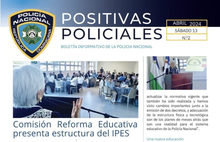 Policiales: Policía Nacional lanza “Positivas Policiales”. – Policía Nacional Dominicana