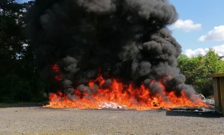 La Procuraduría incinera otros 283 kilogramos de drogas ocupadas durante operativos 