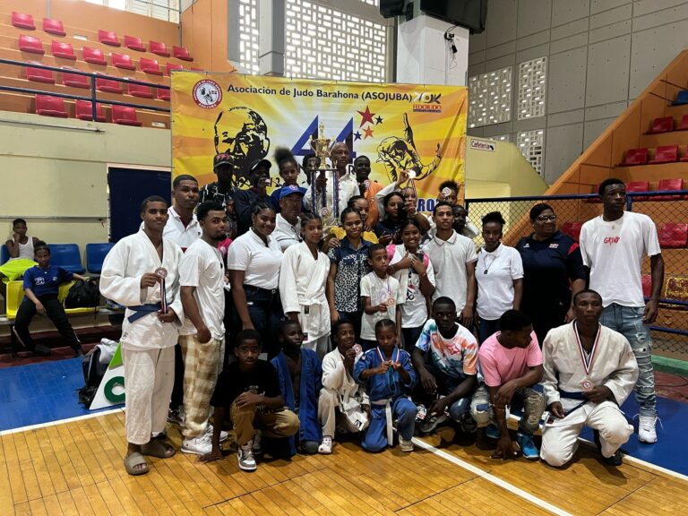 Asociación Judo de Barahona, primer lugar Copa Miguel Caro