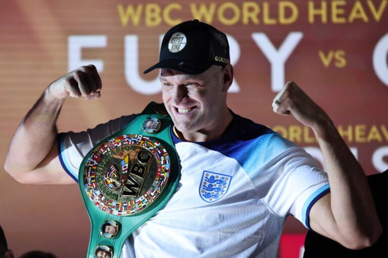 Tyson Fury calienta la previa ante Oleksandr Usyk y afirma que lo vencería incluso después de tomar 15 cervezas