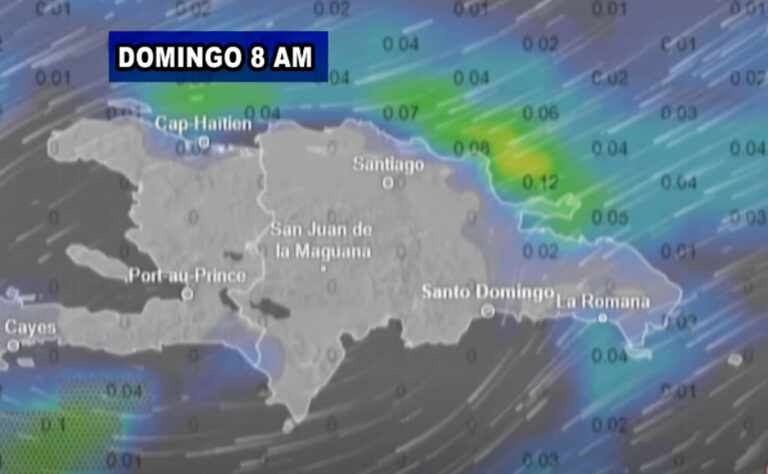 Lluvias y masa de aire polar sobre República Dominicana   #FVDigital