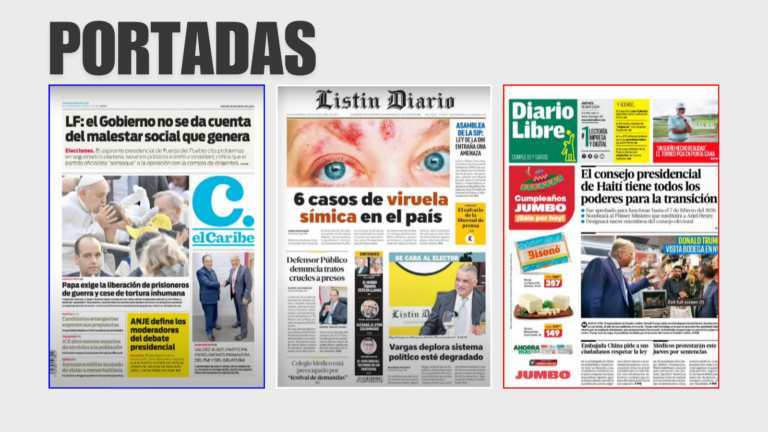 Resumen: Portadas de prensa dominicana (video)   #FVDigital