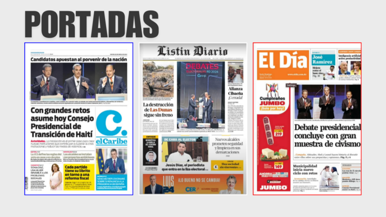 Resumen: Portadas de prensa dominicana (video)   #FVDigital