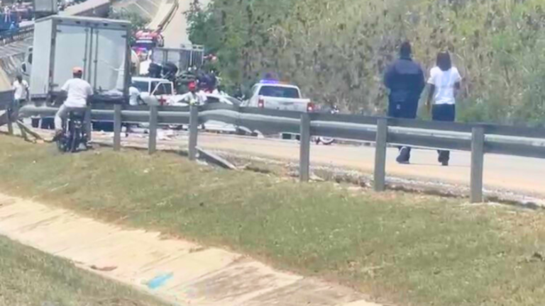 Reportan múltiple accidente sobre el puente de Cumayasa – Remolacha   #FVDigital