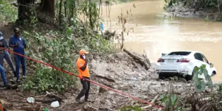 Dos al caer de un puente