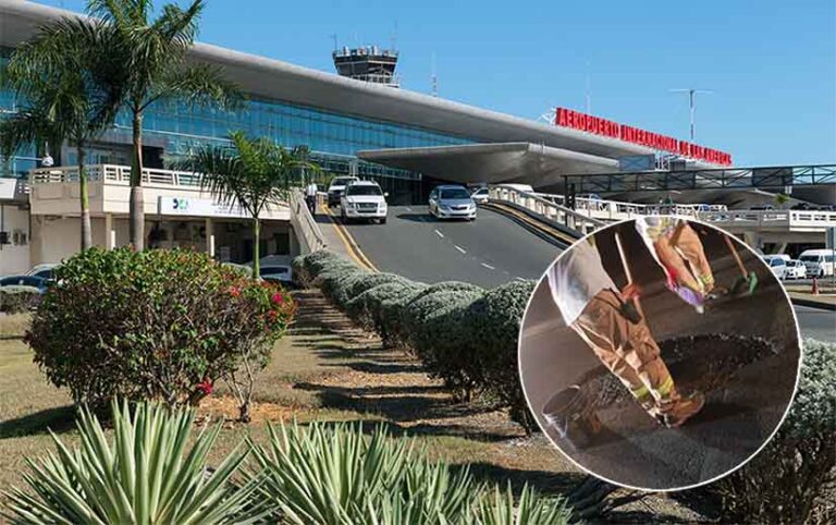 Reabren Aeropuerto de las Américas tras reparar ‘hoyo’ en pista de aterrizaje