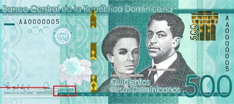 Así es el nuevo billete de RD$500