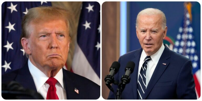 Joe Biden y Donald Trump empatados en encuesta de The New York Times