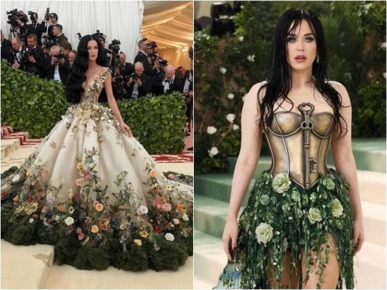 Katy Perry en la Met Gala creada con IA