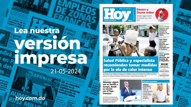 Edición impresa, martes 21 de mayo de 2024