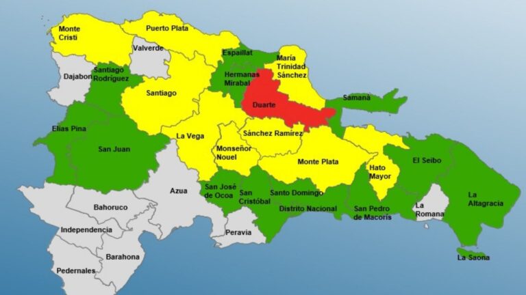 COE mantiene 1 provincia en alerta roja, 9 en amarilla y 13 en verde – noticias telemicro