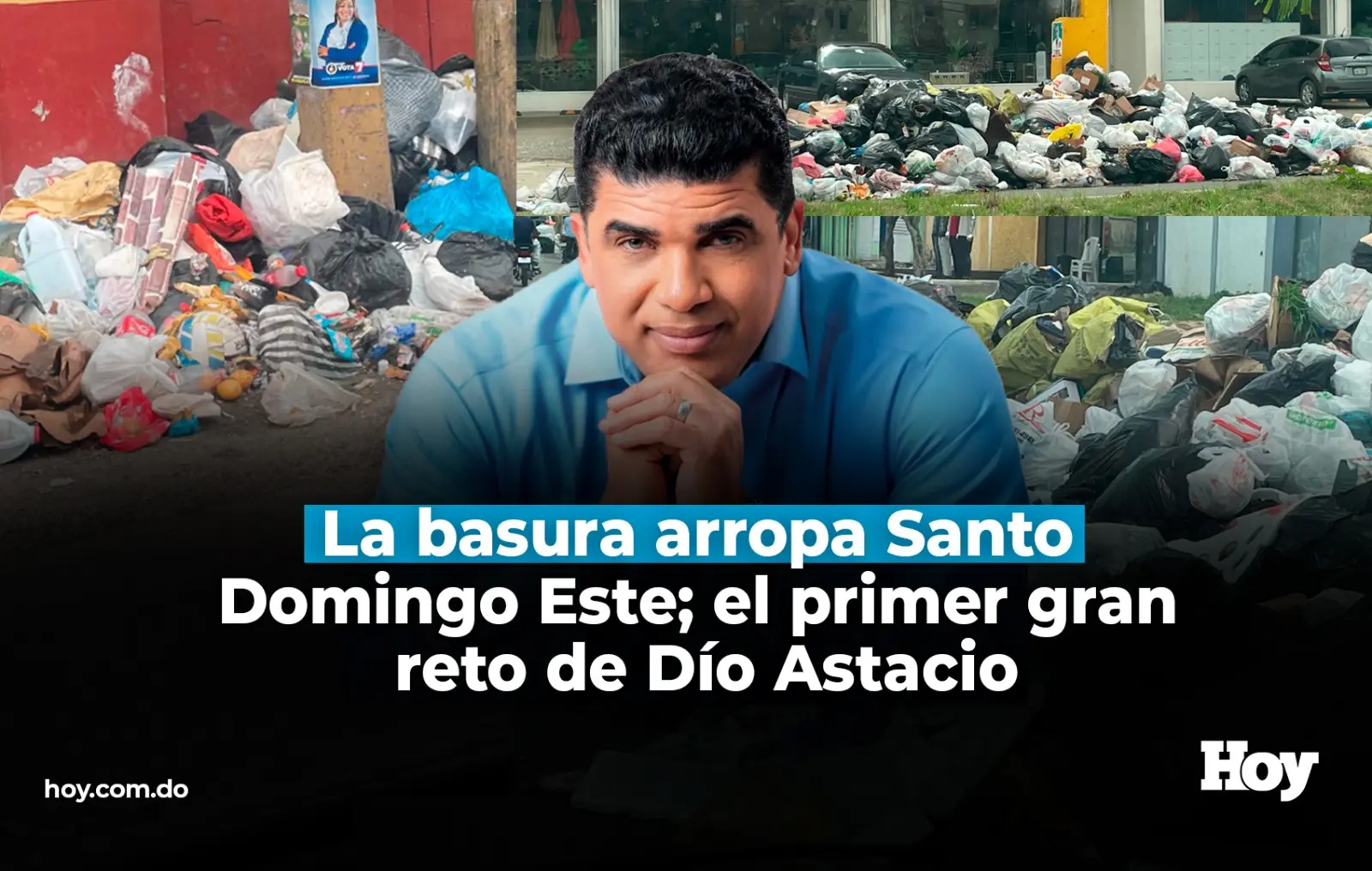 Basura arropa Santo Domingo Este; el gran reto de Dío