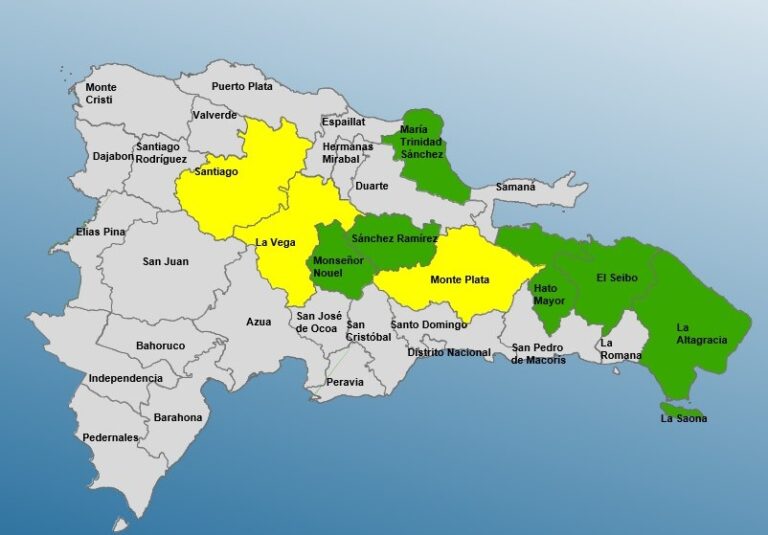 COE disminuye nivel de alertas por lluvias