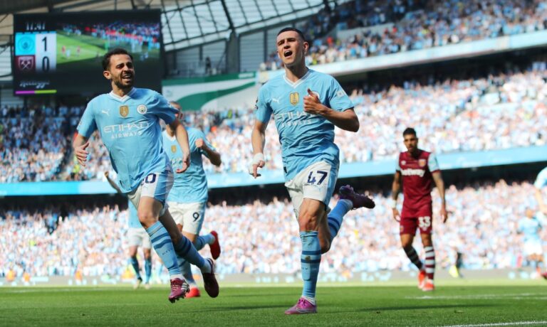 Manchester City goleó al West Ham para asegurar su cuarto título seguido en la Premier League #FVDigital