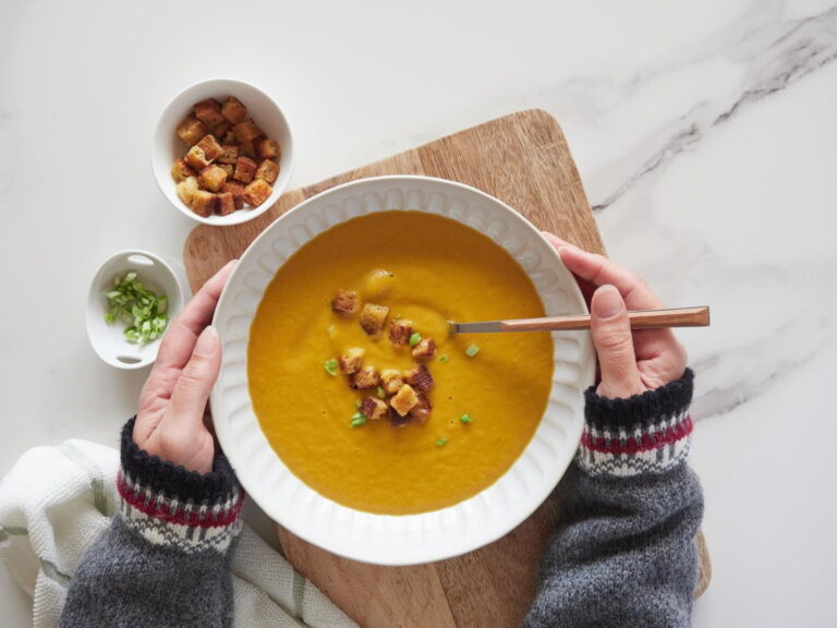 4 ingredientes para una sopa cremosa sin nata