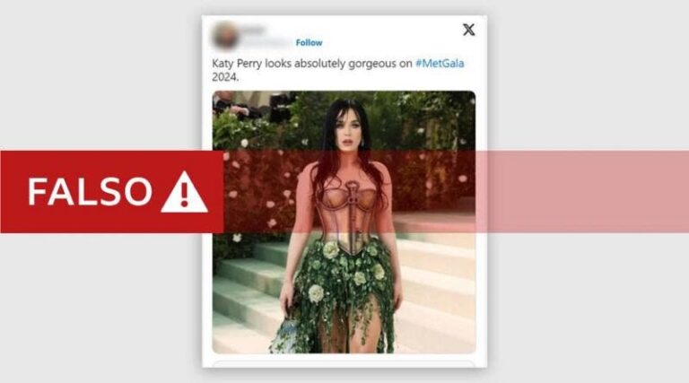 Madre de Katy Perry, engañada con foto falsa en la Met Gala